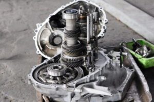 Part of a transmission system of a car